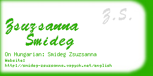 zsuzsanna smideg business card